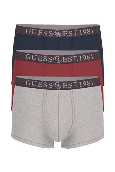 Guess Access Erkek 3'Lü Boxer Paketi