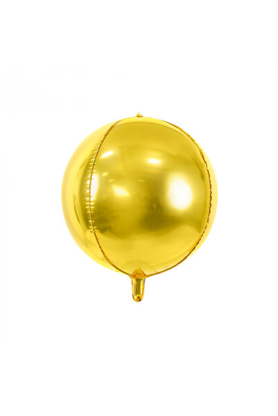 Partydeco Foil Balloon Sphere, Gold - 40 cm