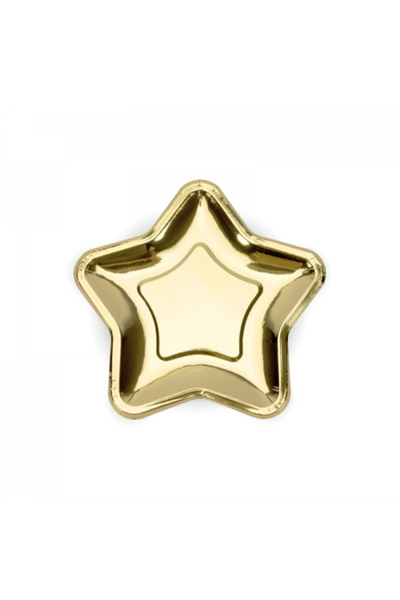 Partydeco Gold Crescent Foil Balloon