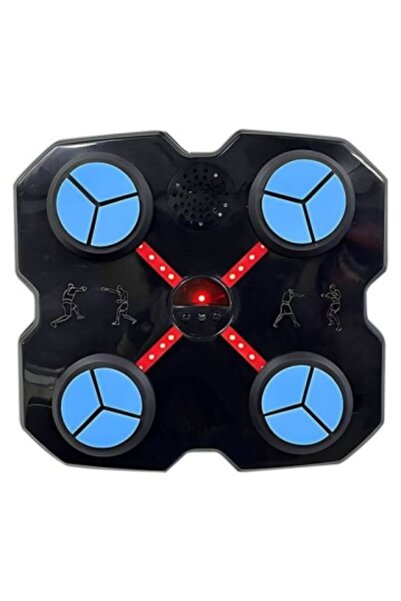 OEM Smart boxing machine with gloves, Music, Lighting, 9 Adjustable Speeds, Wall Mount, Black