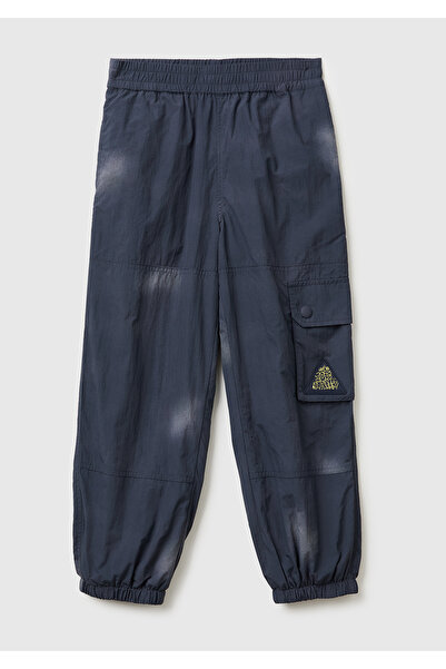 United Colors of Benetton Pantaloni jogger din jerseu cu elastic în talie, cu...