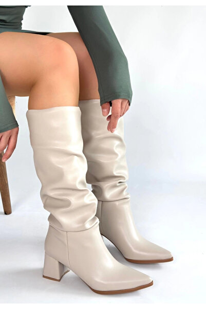 civetta Women's Leather Heeled Boots