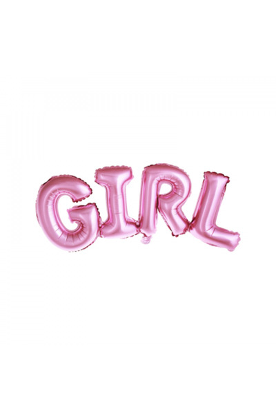 Partydeco Foil Heart Balloon, It's a Girl - 45 cm