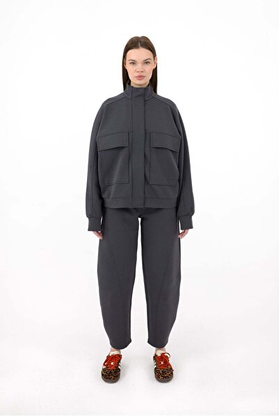 Re-SIS DİK YAKA INTERLOK BOMBER CEKET