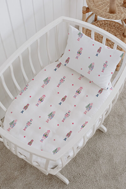 Messido 100% Cotton Poplin Mother's Side Crib Bedding Set - Colorful Lead Soldier