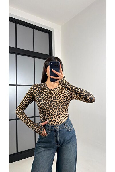 Gaus بدلة أساسية بتصميم الفهد GAUS-00826