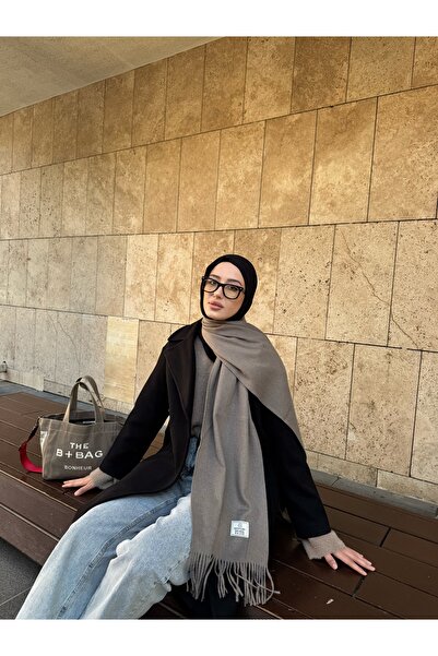 Mooncorn Latte Wool Scarf