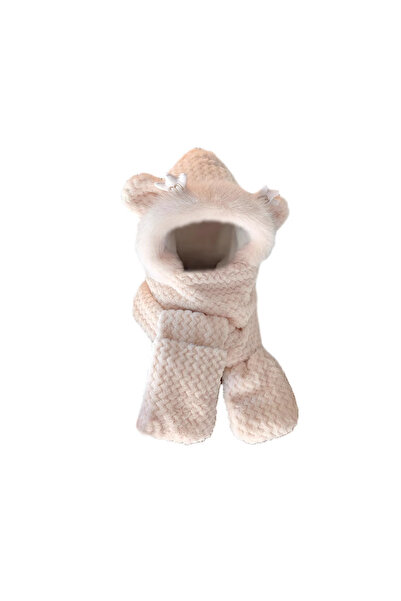 OEM New Knitted Hat - Women's Winter Warm Cat Ear Knitted Hat, Neck Glove 3-Piece Set - B11, Men, Women