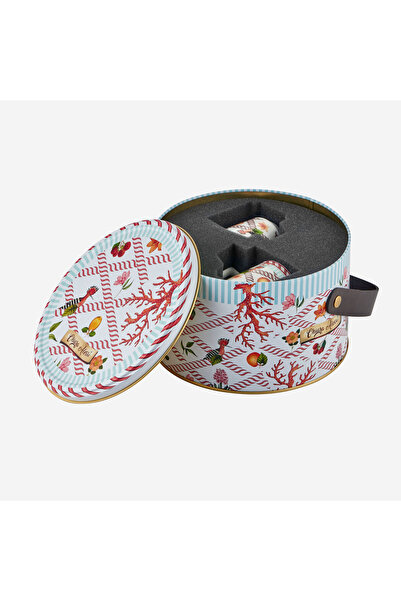 CHIARA ALESSI Coral Kırmızı Porselen Kahve Fincan Seti 120 Ml