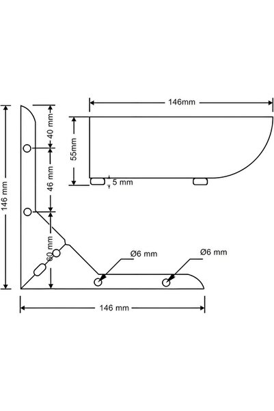 LIKERAINY Picioare rezistente pentru dulap DIY, mobilier, canapea, masa, blat de lucru, inaltime 50 mm
