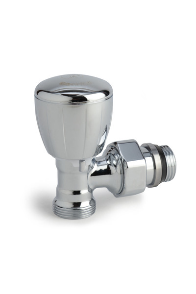 GIACOMINI Robinet micrometric unghiular T431C, 1/2” x 16, cromat lucios, cu opțiune termostatică