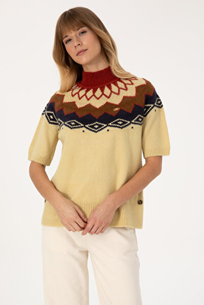 U.S. Polo Assn. Women's White Sweater 50310064-Vr110