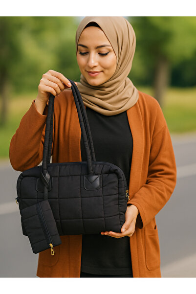 MRB Large Size Soft Cloth Women's Shoulder Bag Women's Arm Bag