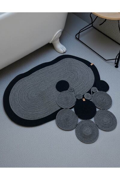 home inn Σετ Πατάκια Μπάνιου 2 τεμαχίων Οβάλ Μοντέλο (60x100 και 51x60 cm) | ...