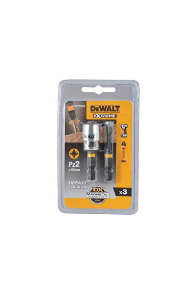 Dewalt BIRĂ DE IMPACT PZ2 2 buc + SUPORT MAGNETIC TORSIUNE IMPACT EXTREMĂ