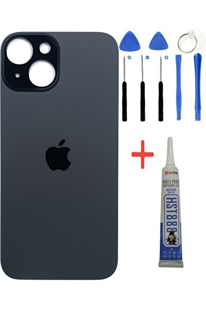 Asia Apple iPhone 15 Plus Arka Kapak Pil Kapağı +Tamir Seti ve Yapıştırıcı Mavi