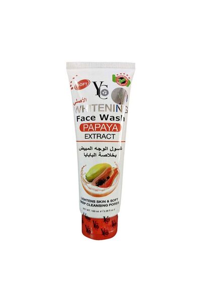 YC غسول تبييض الوجه بالبابايا 100 مل