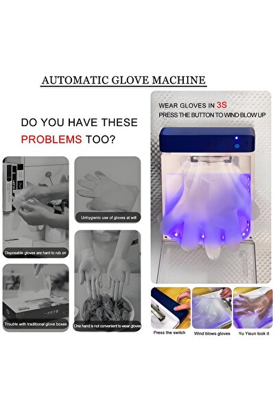 OEM Disposable Gloves Machine，Automatic Glove Machine With 100pcs Plastic Gloves，Automatically Put