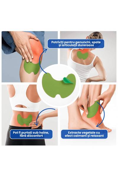 OferteTop Set of 50 Patches for Knees, Back and Joints with Plant Extracts