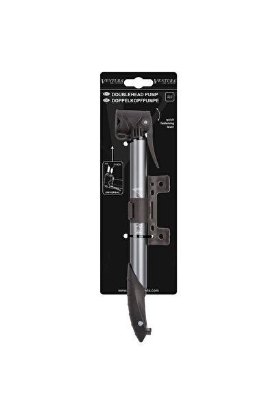 KlaussTech Mini Ventura Aluminum Pump - Universal pump with foldable handle