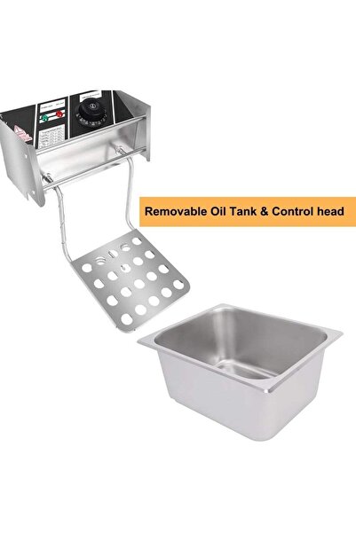 Generic Commercial Double Tank deep Fryer 8+8 LTR