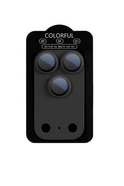 HEYBİNGO Protecție cameră iPhone 17 Pro - Negru