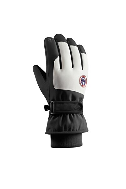 NO BRAND Three-piece set - knitted hat, scarf and gloves, warm and windproof,...