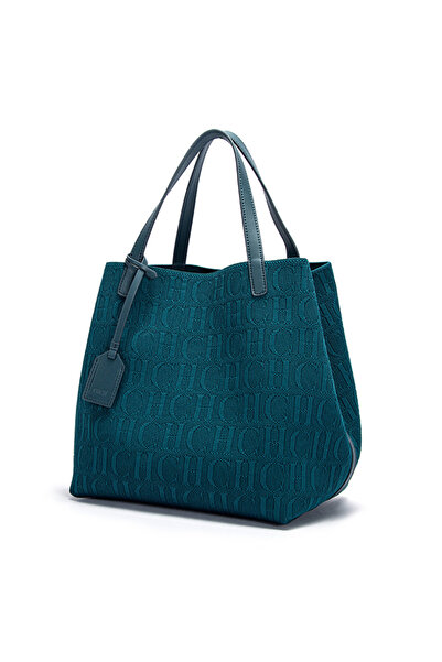 Ch حقيبة كتف نسائية كلاسيكية فاخرة جديدة عالية الجودة بسعة كبيرة موديل 2025