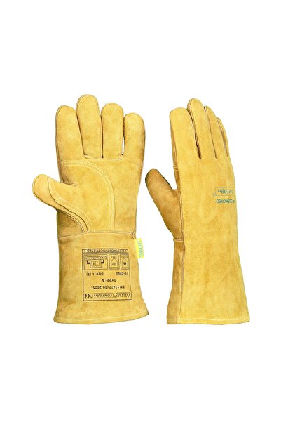 OEM premium welding gloves，proprietary flame retardant air cushioned lining，10-2000,Buck