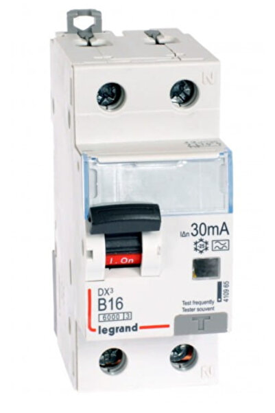 Legrand Întrerupător diferențial 2P 16A B 0.03A tip A P312 DX3 410965