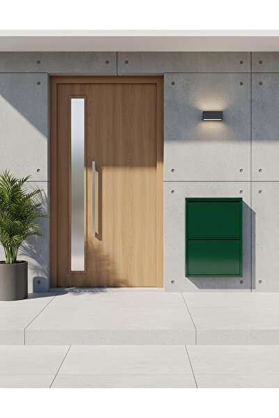 MEYORA 2'li Metal Ayakkabılık - Yeşil - 6005