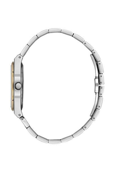 Daniel Klein Silver Gold Metal Cord Stylish Women's Wristwatch