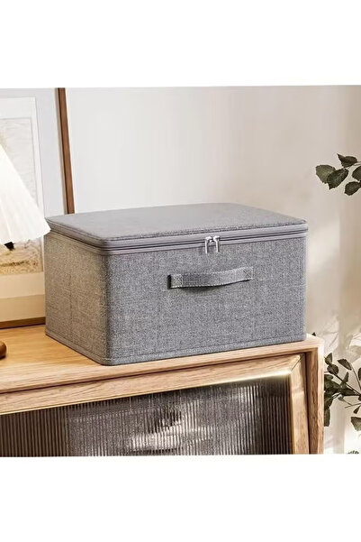 Generic 1/3-piece lidded clothing storage box, foldable, large capacity, reinforced, durable, space-saving