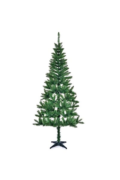 Kring Aspen artificial Christmas tree, PVC, plastic stand, 150 cm, 208 tips, Green