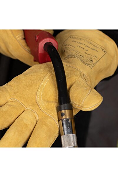 OEM premium welding gloves，proprietary flame retardant air cushioned lining，10-2000,Buck