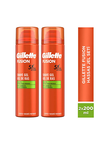 Gillette Fusion Hassas Jel 200ml x2