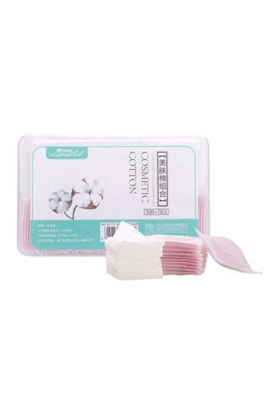lameila 570-Piece Cosmetic Cotton Pad Set White/Pink