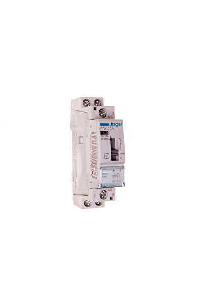 Hager Polo Contactor modular cu comandă manuală 25A 2NO 230V AC ERC225
