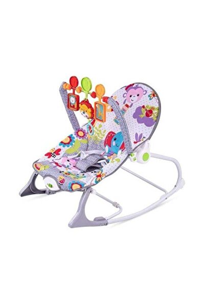 BLOOMING TIME Multi-Function Music Vibration Baby Rocking Bed, Toddler Rocker