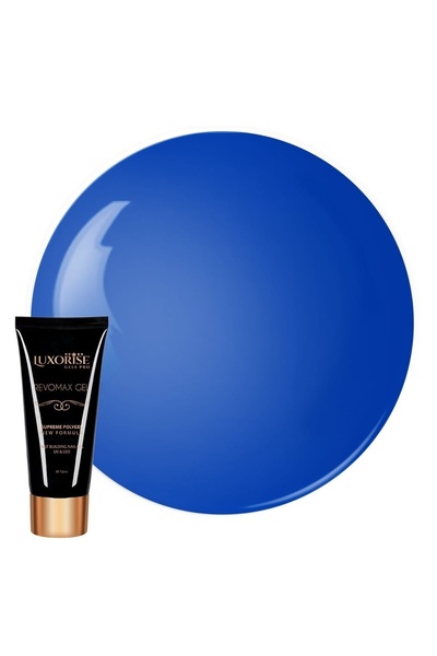 LUXORISE Polygel REVOMAX GEL Albastru neon, 15 ml