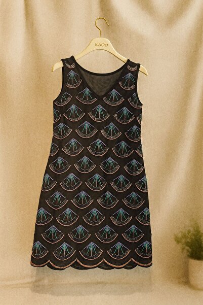 Lily Butik TAŞLI ELBİSE