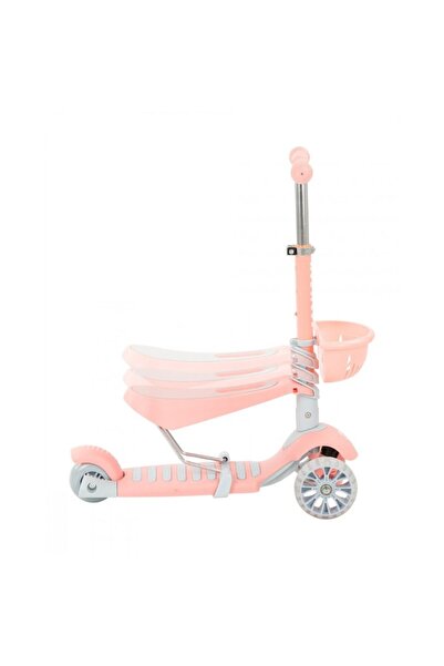 Kikka Boo Scooter, Makani, with removable handle BonBon 4 in 1, Use with/without seat, 18-36 months, Pink