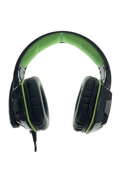 ESPERANZA Gaming headset, EGH380 VENOM, with microphone, 2 m cable, black with green
