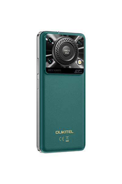 oukitel C60 Pro Green Unlocked Android 15 Smartphone - 24GB RAM, 256GB, 10000mAh, 6.88" 90Hz, 4G, NFC