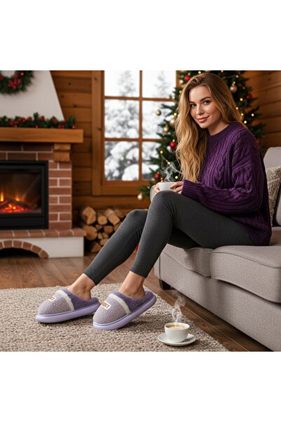 OEM Fluffy, warm and relaxing house slippers, comfortable slippers, for women, L709
