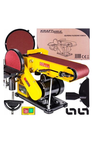 Kraft Polizor cu banda si disc, putere 650 W, disc 150 mm,