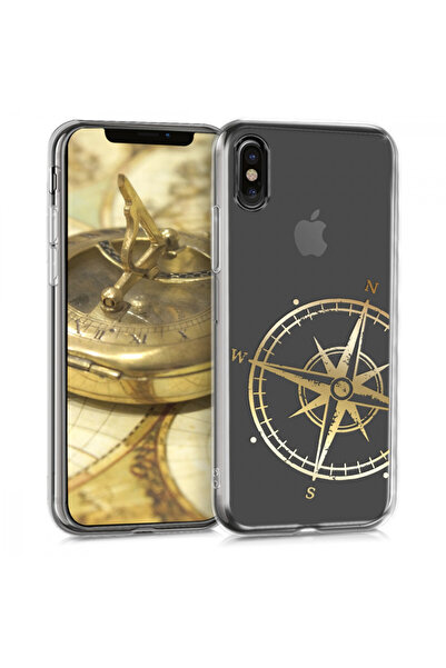 KWmobile Carcasă pentru Apple iPhone X / iPhone XS, silicon, auriu, 42505.14