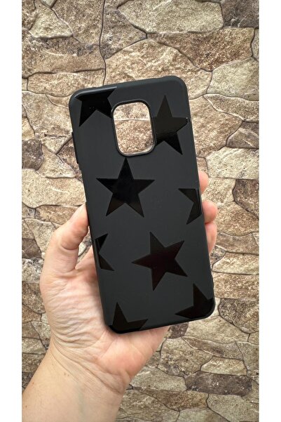 Vip Case Redmi Note 9 Pro and 9S Compatible Star Patterned Silicone Shock-Absorbing Rubber Case 277