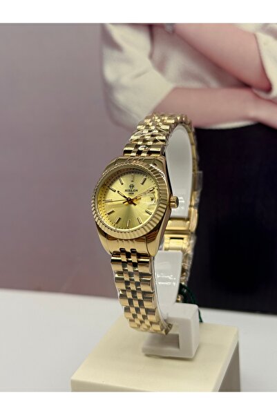 Hislon Gold 24mm Women's Watch 5 Atm Waterproof with 3 Years Warranty