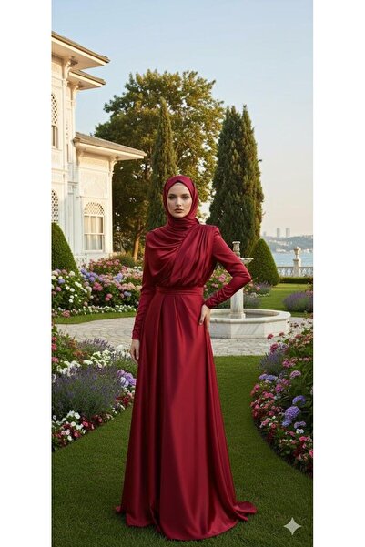 Kenzel SATIN EVENING DRESS